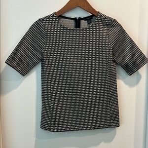 Ann Taylor Patterned Top Work Blouse